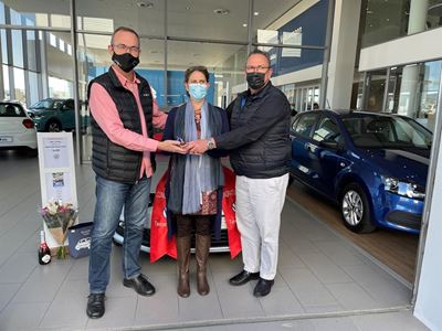 Visitor wins car at Garden Route Mall