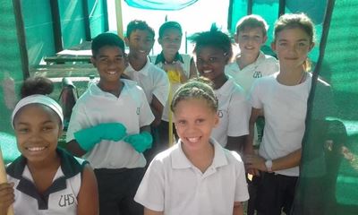 Eco Club members attend to local nursery