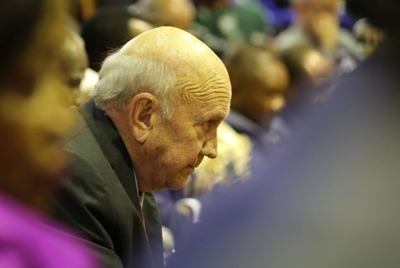 Former president FW de Klerk diagnosed with cancer