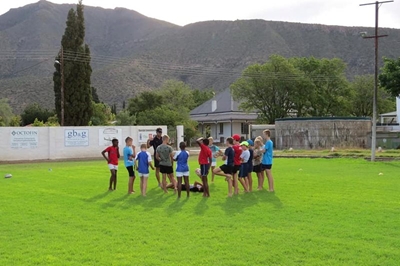 Local youths taught finer rugby skills