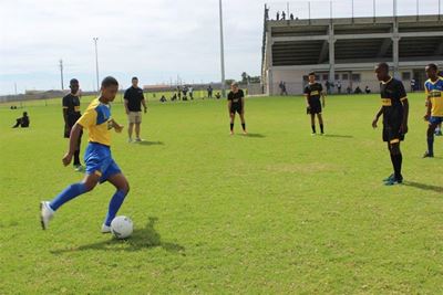 Young soccer players boosted