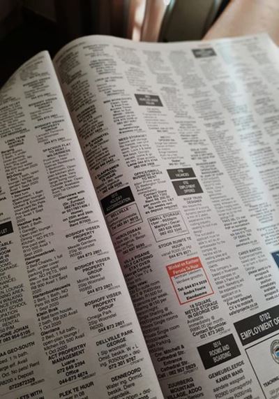 Geklassifiseerde advertensies: Die voordele