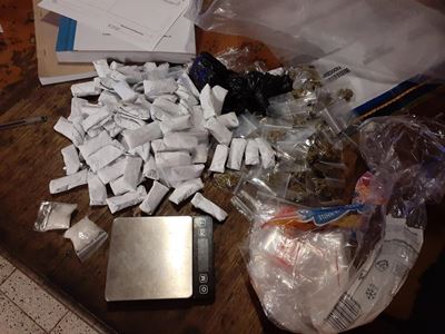 Mother and son busted for drugs