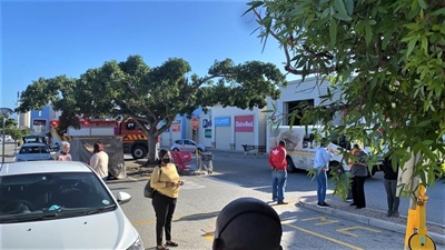 Fire at Langeberg Mall shop
