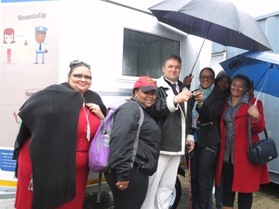 Safety caravan for local high school