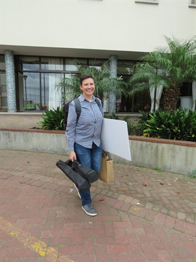 Carli Bunding-Venter spreads her wings