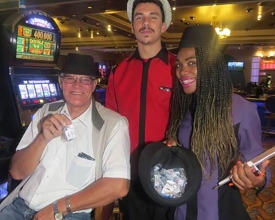 Dads score at casino