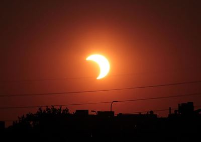 Partial solar eclipse on Saturday morning