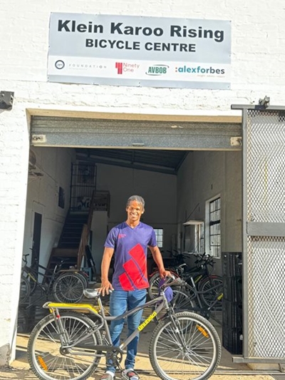 Klein Karoo Rising help met fietse