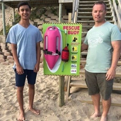 Pink Rescue Buoys: Over 100 lives saved from drowning