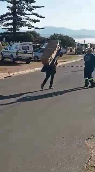 Coffin was a gift, police say