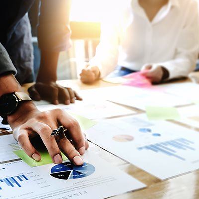 The ideal stages of a project life cycle