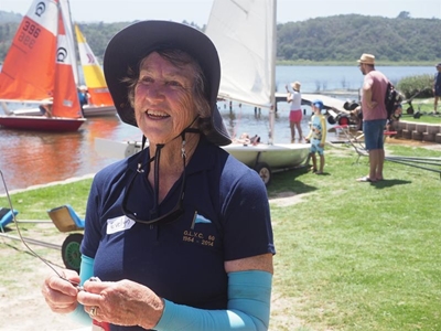 Sunny community sailing day
