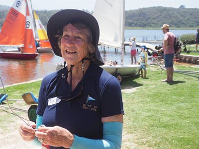 Sunny community sailing day