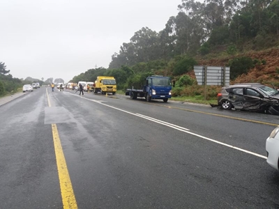 Accident on the N2 just outside Sedgefield
