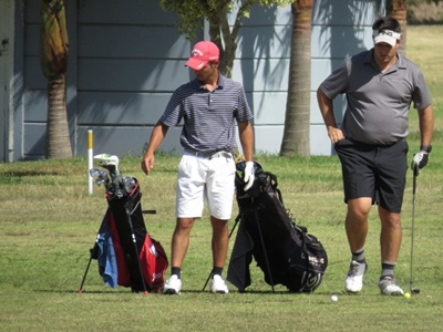 Twee gholfdae sorg vir baie pret
