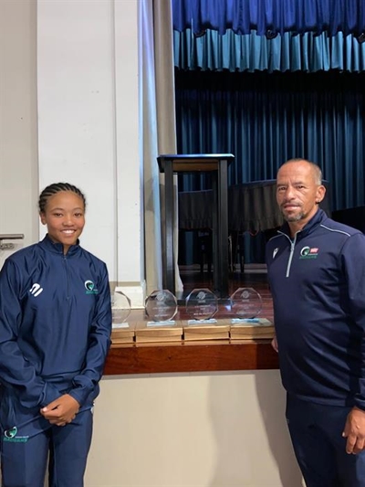 Jezé Campher the hero for Garden Route Badgers Girls U16 team