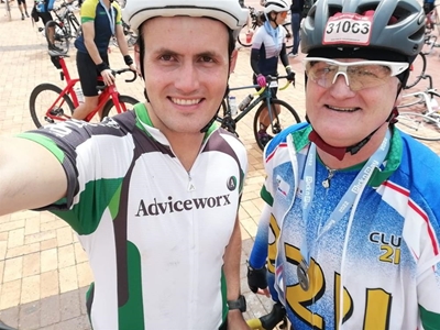 Leraar voltooi sy 22ste Kaapstad-fietstoer