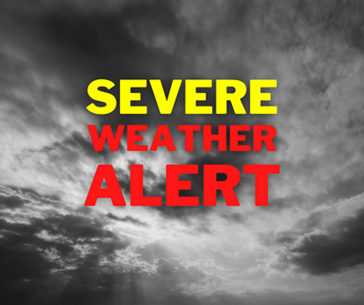 Updated weather warning: Heavy wind and rain