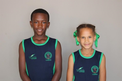 Atlete van Laerskool Laurus in Eden-atletiekspan