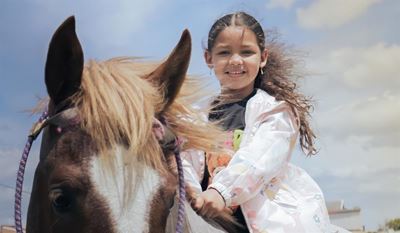 Joy and unity through horse riding