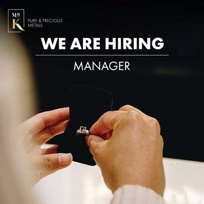 Mr K George is hiring!