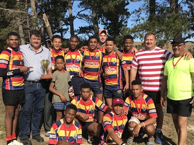 Olympia kraai koning in sewesrugby