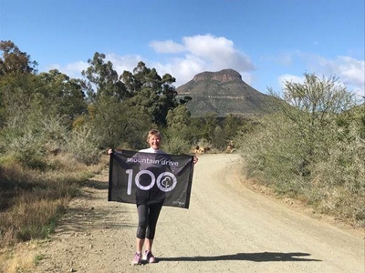 Malinda completes her 100th parkrun