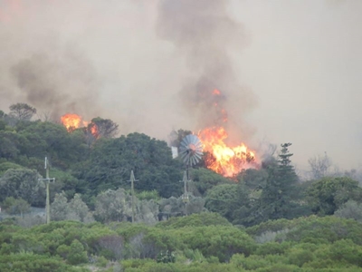 Wegholbrand woed steeds