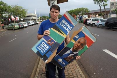 Election poster theft in KZN plagues DA