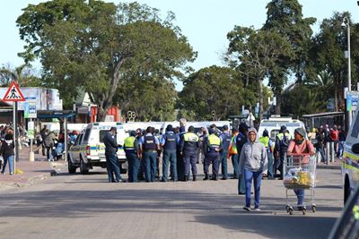 Taxi protest brings CBD to a halt