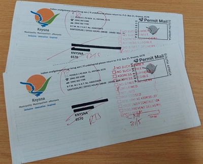 Printed Knysna Municipality accounts will be no more