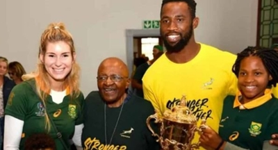 Rachel Kolisi says Desmond Tutu ‘Truth to Power’ exhibition was emotional and inspiring