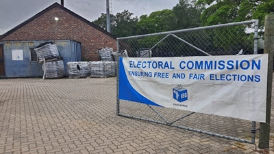 Voting on the go in Knysna 