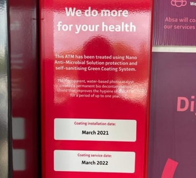 Absa has a solution for ATM hygiene
