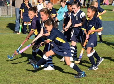 Mini hockey tournament at Knysna Primary