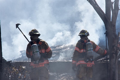 Controlled burns above Denneoord