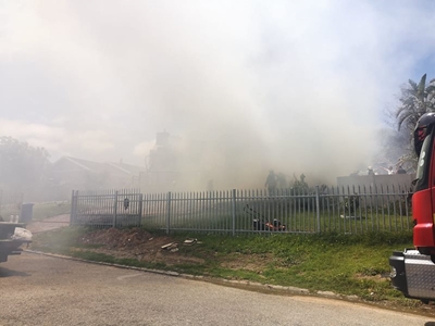 Huis brand in Denneoord
