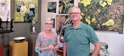 Colourful, varied art exhibition held