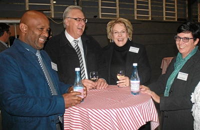 Chamber networking at show ground
