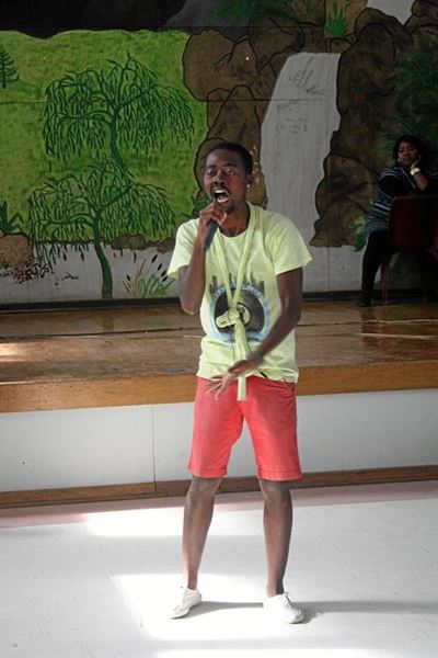 Local artists singing for youth