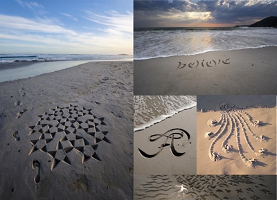 Writing in the sand