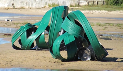 When land and art meet