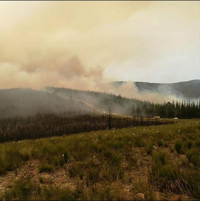 Swartberg Nature Reserve still ablaze
