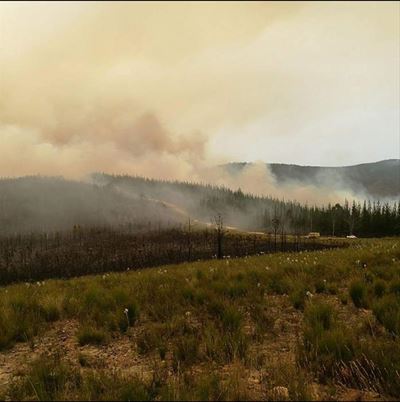 Swartberg Nature Reserve still ablaze