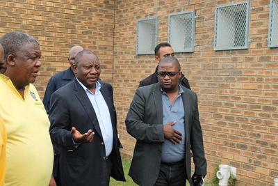 Ramaphosa visits George
