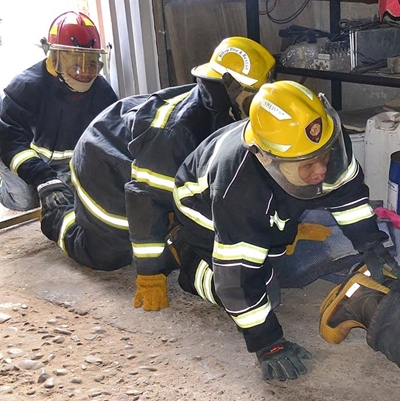 Brandbestryders tydig opgelei