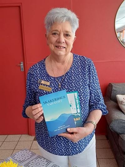 Op ’n drafstap na haar volgende boek …