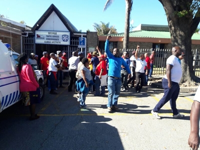 Traffic department closed due to strike
