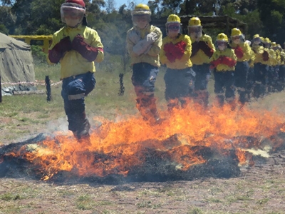 Working on Fire starts yellow card training